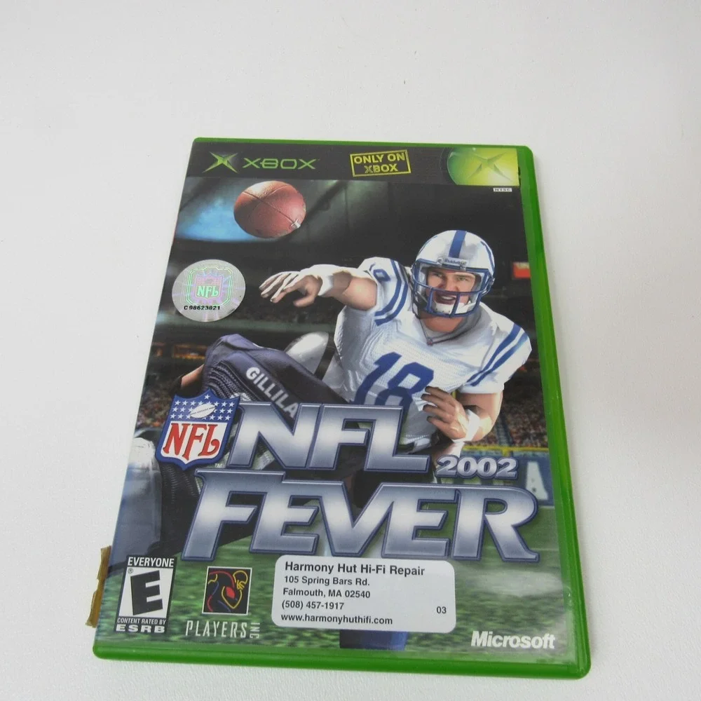 NFL Fever 2002 (Microsoft‎ Xbox, 2001) CIB
